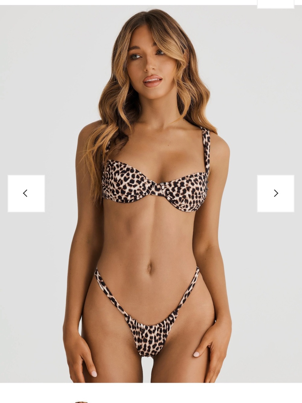NWT! Vacay Swimwear Rhodes Leopard Bikini Size SMALL